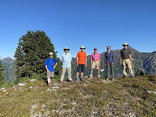 At Hart pass, heading down the cutoff trail back to the Valley