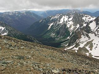 Entiat Meadows from Mt. Maudes ridge.