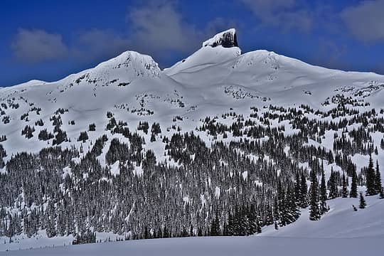 Black Tusk with our track (from Panorama Ridge)