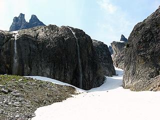 Looking back up at the enchanted gully