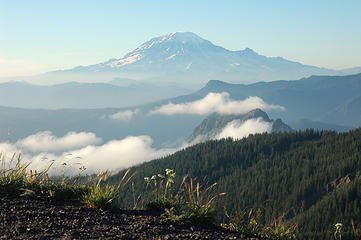 September - Rainier from Juniper Ridge