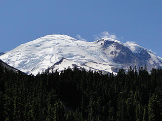 Rainier from Glacier Basin trail.