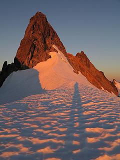 Sunrise shadow on West Challenger