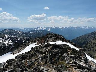 Looking to the south from Switchback summit