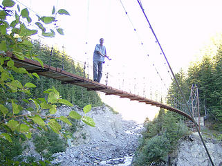 Todd on the bridge