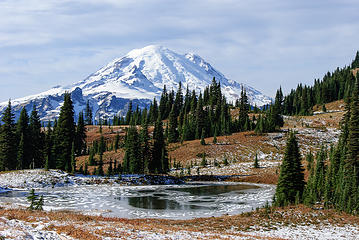 Mt Rainier from Naches Peak