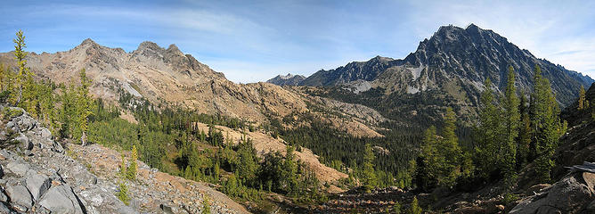 Ingalls and Stuart from Ingalls Pass