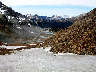 Down to Upper Lyman Lakes