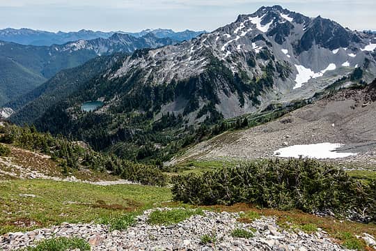 lower meadow slopes