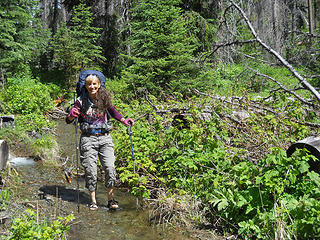 Trail to Big Hidden Lake, Pasayten Wilderness 6/19 to 6/22/17