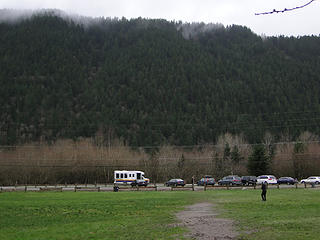 Looking back from Chirico trailhead