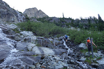 Nearing Holden Pass