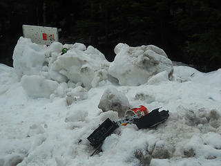 Target shooter garbage, Olney Pass 3/20/17