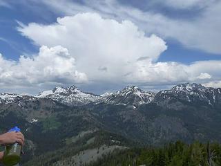 Cool clouds looking towards Hawkins and Esmerelda