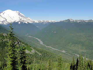 Rainier from Crystal Peak trail.