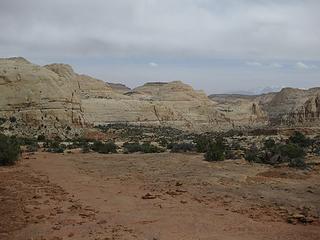 Trail on Kayenta sandstone