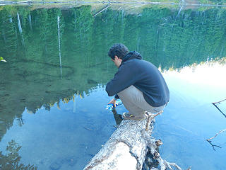 fetching water