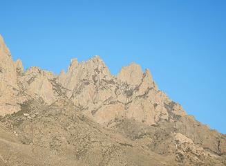 Organ Needle far right with ascent gully showing