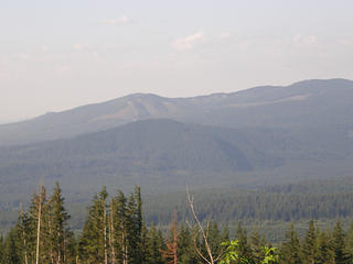 Lookout bump in foreground/Rattlesnake mountain in back from McDonald clearcut area.
