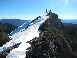 SE Rampart summit