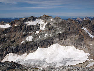 Columbia Peak and Glacier from Kyes