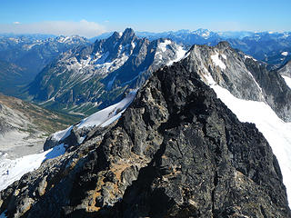 view south from summit