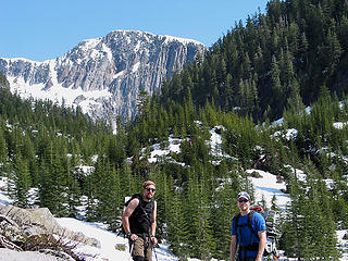 Craig And Randy On Trail To Hardscrabble Lakes