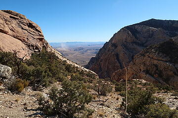 looking back down First Creek