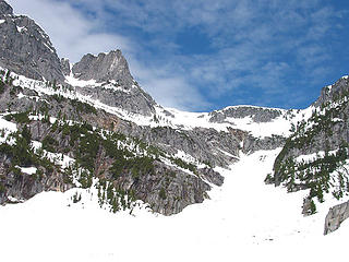 Big Snow Mtn From Trail To Upper Hardscrabble Lake