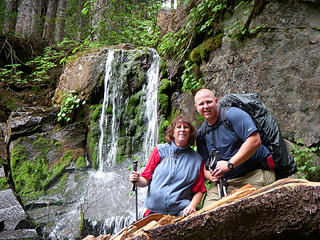 Mom and Todd @ Falls