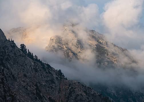 Mystery Ridge in Clouds