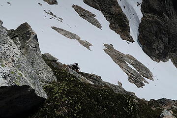 airy scrambling up Tower 1