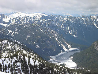 Dorothy Lake From East Shoulder Of Big Snow Mtn