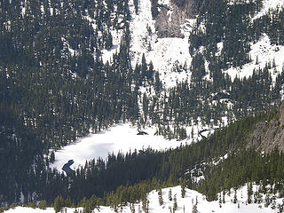 Myrtle Lake From Northeast Shoulder Of Big Snow Mtn