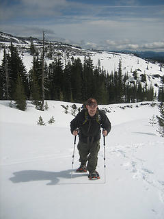 Jeff and Mt Adams