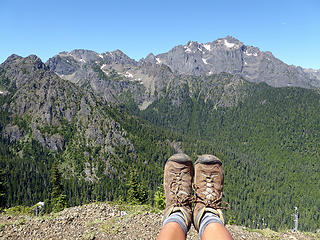 valhalla peak, mt. constance, olympics in the background