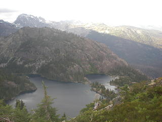 Spectacle Lake and the last of the sunshine