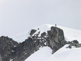 Craig Approaching Summit Of Big Snow Mtn