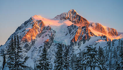 Winter Visit to Artists Point and Heather Meadows with views of Mount Shuksan