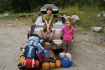 The kids and our stuff