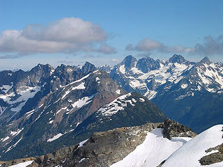 Elijah Ridge, Gabriel Peak, And Ragged Ridge (Mesahchie Peak, Katsuk Peak, Kimtah Peak, And Cosho Peak) From Ruby Mtn