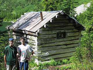 Mark And Andy At Eagle Lake Cabin