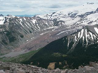 Glacier snout