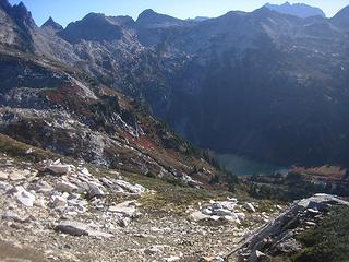 Descent into Canyon Lake