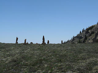 Stonehenge on way to Tyler Peak