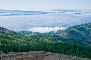 Oyster Dome View. 
Oyster Dome via Blanchard, 3/29/13, Bellingham WA