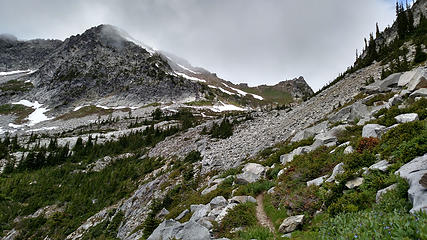 Nearing the top of Chatter Creek trail