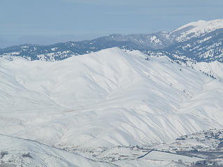 Mission Mtn. aka Monitor Mtn. with Burch and Chumstick Peaks in the background.