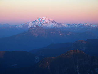 Glacier Peak at Sunset from 3 Fingers