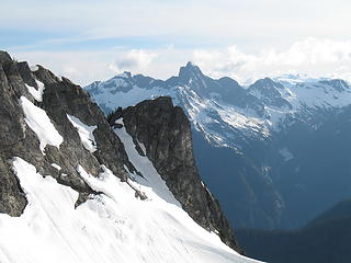 Mt. Triumph from camp.